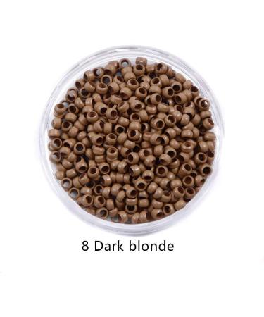 Hair Extensions Kit: I-tip Hair Pliers Pulling Needle Loop Threader and 500 Pieces 2.5mm Hair Extension Nano Beads Rings (Dark Blonde) - Buy Online on GoSupps.com