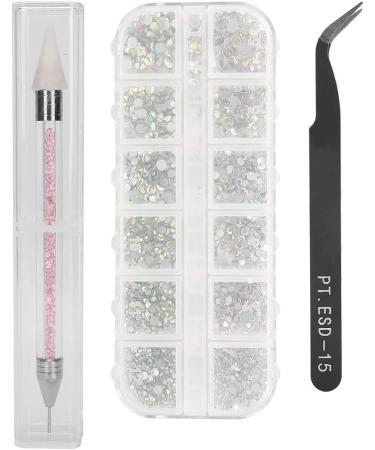 Nail Rhinestones Set Manicure Tweezers Fashionable Meet Demand Materials Manicure Store Salon Shop for Home Beauty Salon - Buy Online on GoSupps.com