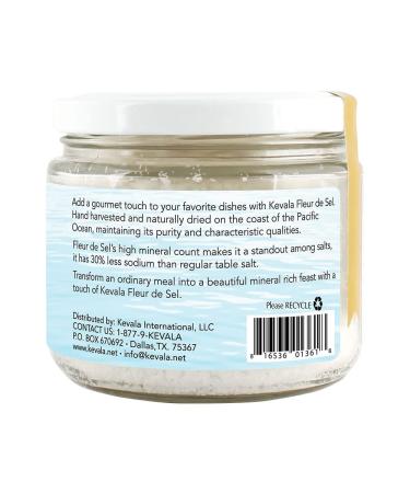 Kevala Fleur de Sel - Premium 6.5 oz Gourmet Sea Salt - Buy Online on GoSupps.com