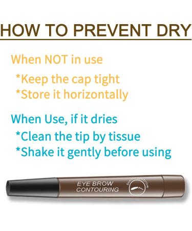 Waterproof Eyebrow Pencil & Pen - 24-Hour Durable Microblading in Dark Brown - Natural Looking Eyebrows - Buy Online on GoSupps.com