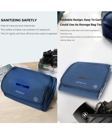 Foldable UV Sanitizer Bag for Baby Bottles, Bowls, Underwear, and Travel Supplies - Buy Online on GoSupps.com