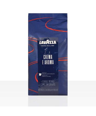 Lavazza Café Creme e Aroma Blue, Espresso, Coffee Beans, Roasted, Whole Beans, Pack of 6 x 1000 g