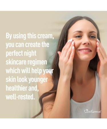 Just Nutritive Anti-Aging Night Facial Cream | Best Night Cream for Wrinkle Reduction | 2oz Anti Aging Skin Care for Youthful Skin - Buy Online on GoSupps.com