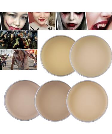 Tmishion Professional Halloween Makeup Kit | Special Effects Makeup | False Wound & Scar Wax for Skin Preparation | Conceal Pores (#5) - Buy Online on GoSupps.com