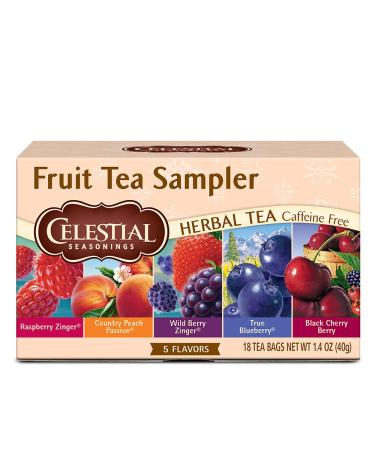 Celestial Seasonings Herbal Tea Fruit Sampler - 18 Tea Bags