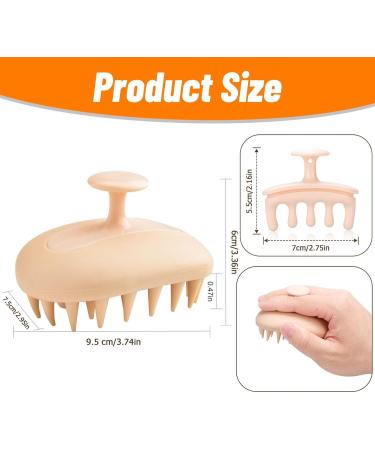 2-in-1 Pink Scalp Massage & Shampoo Brush | Reduces Dandruff & Stimulates Hair Growth - Perfect for Head Massage - Buy Online on GoSupps.com
