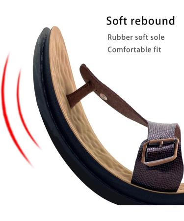 Harssidanzar Men's Orthotic Arch Support Flip-Flops, Snakeskin Design, Size 11 - Buy Online on GoSupps.com