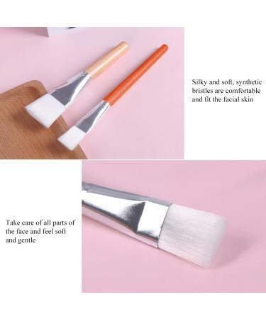 Sioppki Face Mask Brush Set - 2 Natural Wood Applicators for Professional Face Masks Eye Masks & DIY Cosmetics - Buy Online on GoSupps.com