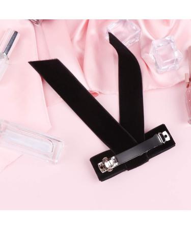 Minkissy Satin Ribbon Hair Bow Big Hair Bows Bowknot Hair Scrunchies Hair Barrettes Collection for Women Girls (Black) Women's Fashion Scarves - Buy Online on GoSupps.com