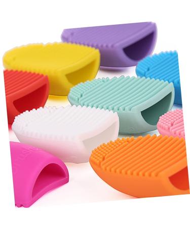 Shop Silicone Makeup Brush Cleaner - Egg-Shaped Tool for Easy Cosmetic Cleaning - Medium Green - Buy Online on GoSupps.com