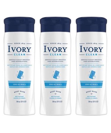 Ivory Body Wash - Original - 12 oz - 3 pk Original 12 Fl Oz (Pack of 3)