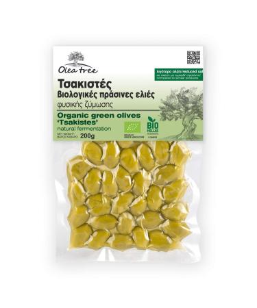 Olea Tree Greek Broken Green Olives Pack of 3 x 200 g (Total: 600 g)