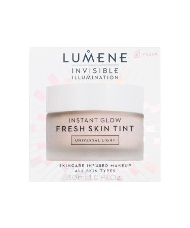 Lumene Invisible Illumination Instant Glow Skin Tint- Hydrating Full Coverage Foundation for Youthful Skin - 24HR Glow Gel Tint Makeup - Universal Light (30ml) - Buy Online on GoSupps.com