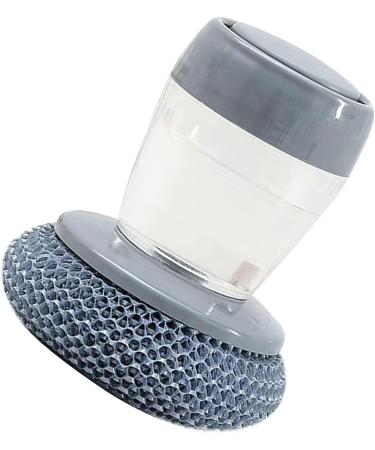 Kitchen Cleaning Brush with Detergent Dispenser NonScratch Scrubbers for Pots and Pans Long Last Dishwashing Tool - Buy Online on GoSupps.com