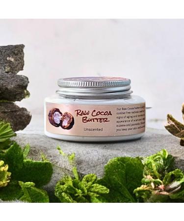 Buy Raw Cocoa Butter Body Butter Unscented | Organic Moisturizer for All Skin Types - International Shipping Available - Buy Online on GoSupps.com
