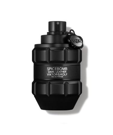 Viktor&Rolf - Spicebomb Dark Leather Eau de Parfum - Woody & Spicy - Cologne for Men - With Notes of Leather Incense & Musk - 3 Fl Oz