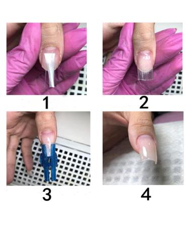 50pcs C Curve Nail Extension Clips - Multi-Functional Plastic Nail Art Accessories | Curve Nail Pinching Tool for Perfect Manicures - Buy Online on GoSupps.com