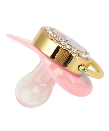 Baby Pacifier 6-18 Months with Chain Clip - Pink I Love Dad Design | International Shipping - Buy Online on GoSupps.com