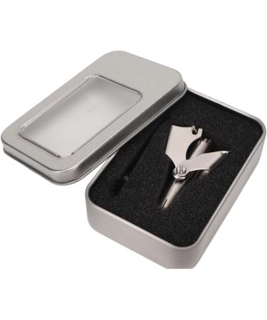 Manual Nose Hair Trimmer - 360 Stainless Steel Nasal Hair Trimmer for Men | Precision Grooming Tool - Buy Online on GoSupps.com