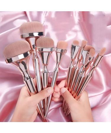 DFHBFG Set of 9 Makeup Brushes - Complete Foundation & Grooming Tools for Flawless Beauty | International Shipping Available - Buy Online on GoSupps.com