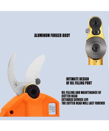 Electric Pruning Shears 30Mm Branch Cutter Cordless Professional Rechargeable Garden Cutting Shears for Hedge Trees Branches & Twigs Shears Cutter Small Gift - Buy Online on GoSupps.com