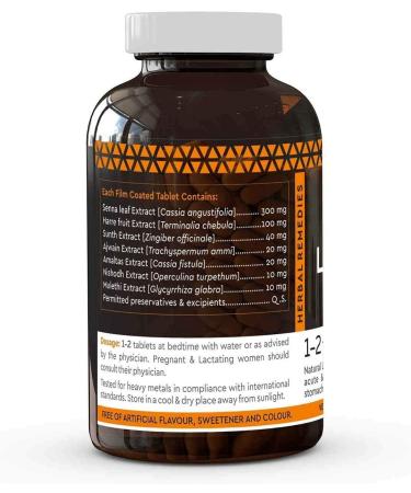 Cureveda Herbal Lax Light Senna Leaf 30 Tablets - Natural Constipation Relief - Buy Online on GoSupps.com
