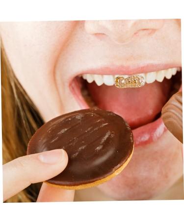 LIFKOME Scorpion Single Brace Masculine Decor - Golden Hip Hop Dentures for Men | Halloween Funny Party Teeth Cover - Buy Online on GoSupps.com