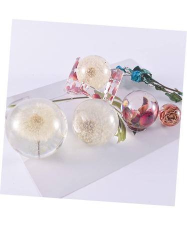 NUOBESTY 6 Pcs Ball Mold Silicone Molds Candle Molds Sphere Making Mold Crystal Resin Mold Accessories Whitex3pcs 5.9X5.9X5.9CMx3pcs - Buy Online on GoSupps.com