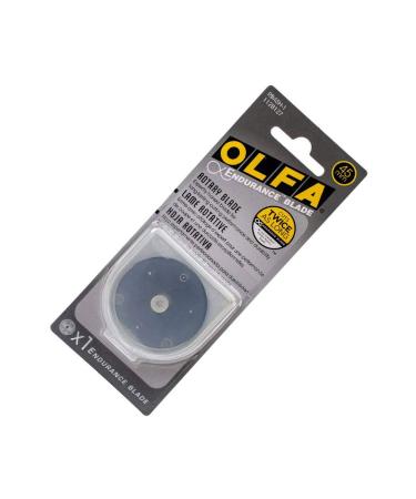 OLFA 1079062 RB45-2 45mm Straight Edge Rotary Blade, 2-Pack