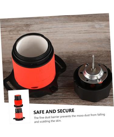 Frcolor 2-St Hanging Moxibustion Pot - Chinese Massage Device | Wellness Gifts & Healthy Tools | Moxa Gel Burner | Red Wooden Moxibustion Device - Buy Online on GoSupps.com