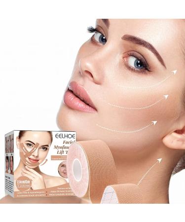  rongweiwang Face lifting tape tightening forehead neck face Anti-wrinkle remover belt non-slip trimmable home toning sticker - Buy Online on GoSupps.com