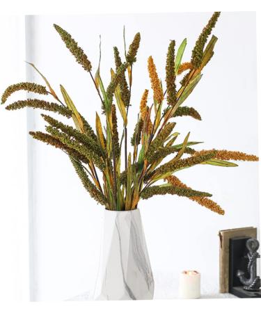 Ciieeo 3pcs Simulated Ears of Corn Artificial Wheat Ears Stalks Thanksgiving Decorations Wheat Home D cor Fall Decor Artificial Plants Simulation Wheat Ears Household Fake Grass Iron Greenx3pcs 12X75CMx3pcs - Buy Online on GoSupps.com