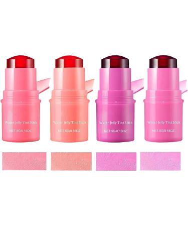 Milk Jelly Blush Milk Blush Stick Milk Jelly Blush Stick Milk Makeup Jelly Tint Water Jelly Tint Stick Sheer Lip & Cheek Stain Finish (Pink) - Buy Online on GoSupps.com