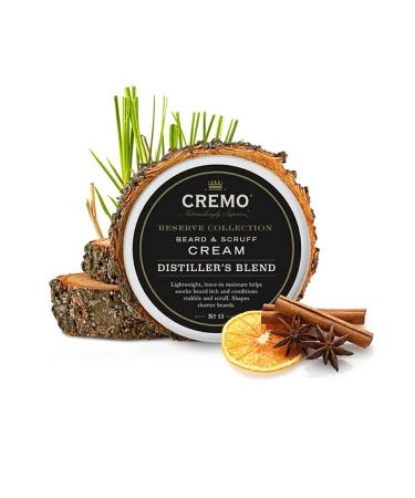 Cremo Reserve Collection Beard & Scruff Cream - Distiller's Blend 4 oz | Moisturizing Grooming Product - Buy Online on GoSupps.com