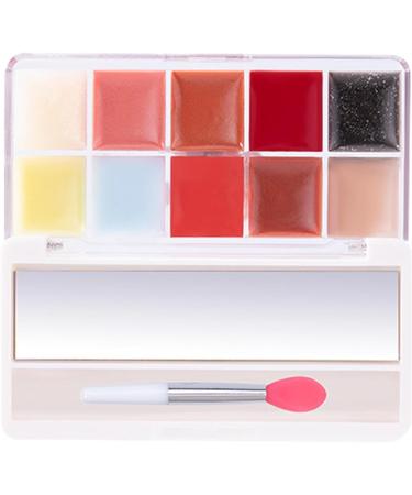  G n rique Lip Gloss Palette Jelly Lip Cream Multi Color Lip Glosses High-Pigmented Lipstick Set Professional Lip Palette Smooth Lip Cream 10 Colors Lip Gloss Makeup Lip Palette Vibrant Lip Colors Moist - Buy Online on GoSupps.com