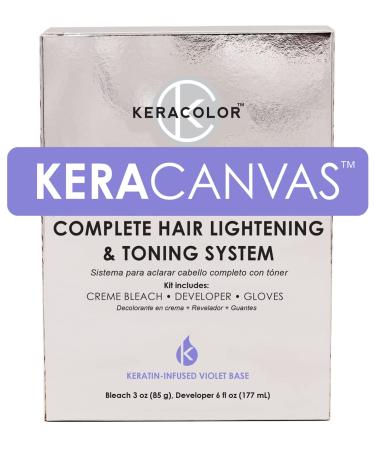 Keracolor Keracanvas Hair Bleach Kit - Complete Hair Lightening & Toning System, 1 count - Buy Online on GoSupps.com
