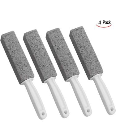 iwobi 4 Pcs Pumice Cleaning Stone with Handle Pumice Stick Toliet Hard Water Ring Remover for Cleaning Kitchen/Grill/Household/Rust/Bath/Feet Care - Buy Online on GoSupps.com