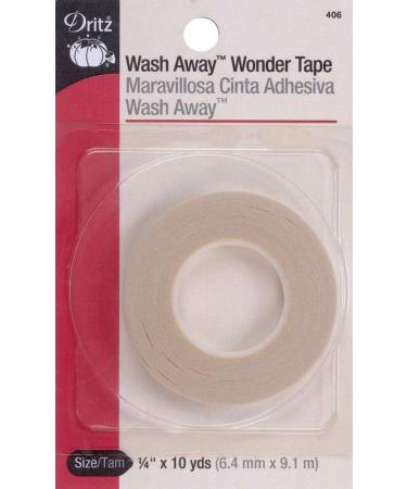Dritz 406 Wash Away Wonder Tape 1/4-Inch by 10-Yard (2 Pack) - Buy Online on GoSupps.com