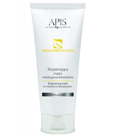 APIS Discolouration-STOP Lightening Mask | Brightening Facial Care with Grapefruit & Cucumber | Reduce Discoloration | 200 ml - Buy Online on GoSupps.com