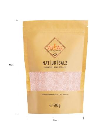 Premium Himalayan Pink Salt - Coarse & Fine 400g & 900g - 100% Natural Additive-Free Rock Salt for Mills & Connoisseurs - Buy Online on GoSupps.com