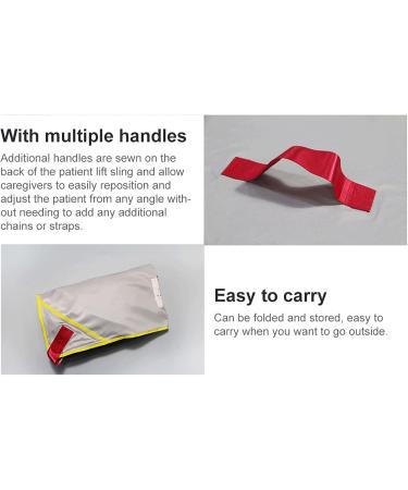 Lift Sling for Toileting Medical Transfer Sling Heavy Duty Divided Leg Shower Sling for Patient Lifts Full Body Sling with Head Support for Hospital Home and Nursing Homes - Buy Online on GoSupps.com