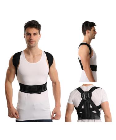 Posture Corrector for Men & Women | Adjustable Back Belt & Brace for Neck Back & Shoulder Pain Relief - Buy Online on GoSupps.com