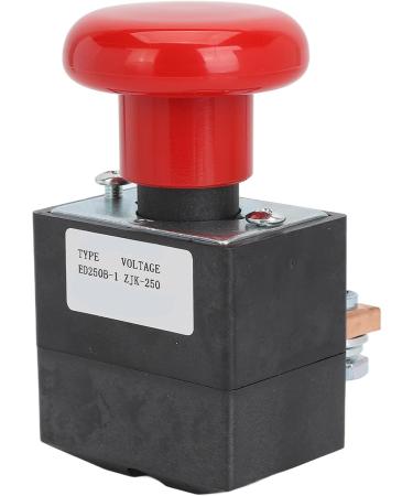 Emergency Stop Switch DC80V Stable Rapid Response Reliable 0.7 To 1.1Ue Emergency Shut Off Switch for Electric Stacker Forklift Pallet Car (250A) - Buy Online on GoSupps.com