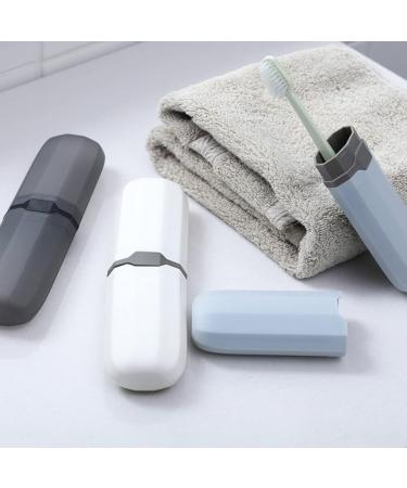 Healifty Portable Storage Box for Toothbrush and Toothpaste - Travel Case with Cover Tube Holder - 20X5.5cm - Buy Online on GoSupps.com