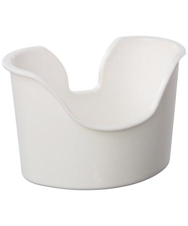 Ear Wash Basin - Compatible with Doctor Easy (TM) Elephant, Rhino and Wax-Rx (TM) Ear Wash Systems White