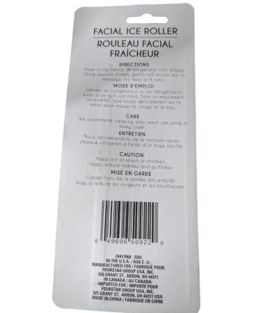 Facial Ice Roller for Puffiness & Redness Relief - 36 Pack Freezer Storage - Blue | Shop Internationally - Buy Online on GoSupps.com