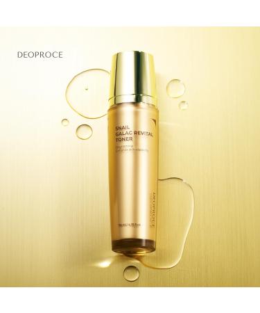 Deoproce Snail Galac Revital Toner 130ml Korean Anti-Wrinkle & Hydrating Skin Toner - Buy Online on GoSupps.com