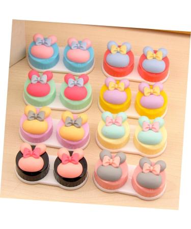 Solustre 6-Piece Portable Glasses Box Set - Lens Holder & Contact Lens Case for Travel | Durable PP Colored Containers - Buy Online on GoSupps.com