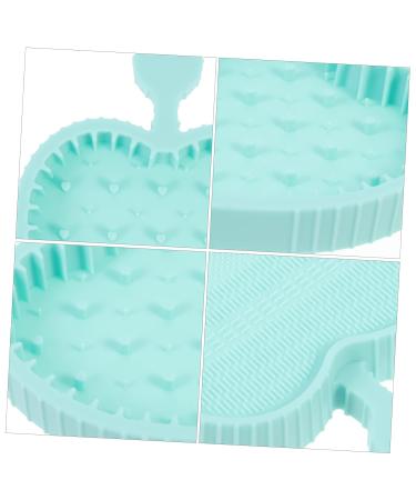 Buy NOLITOY Silicone Makeup Brush Cleaning Pad - Foldable 12x9cm Light Green - Best Beauty Tool for Cleaner Brushes - Buy Online on GoSupps.com