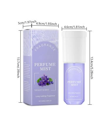 Perfume for Women Violet flower - Body Perfume Spray Romantic Long Lasting Eau De Parfum Captivating Hair Mist Suitable for Travel Size Presents for Women 4.6x4.7x13.4 G - Buy Online on GoSupps.com